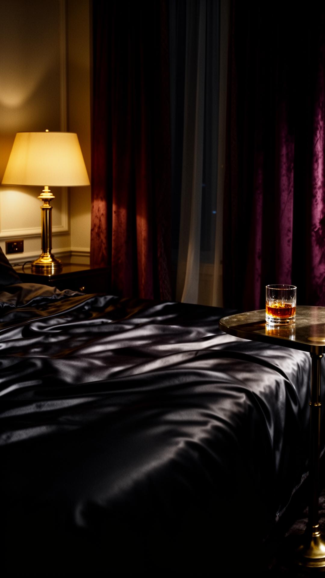 Suíte privada à meia-noite — atmosfera VelvetSecrets